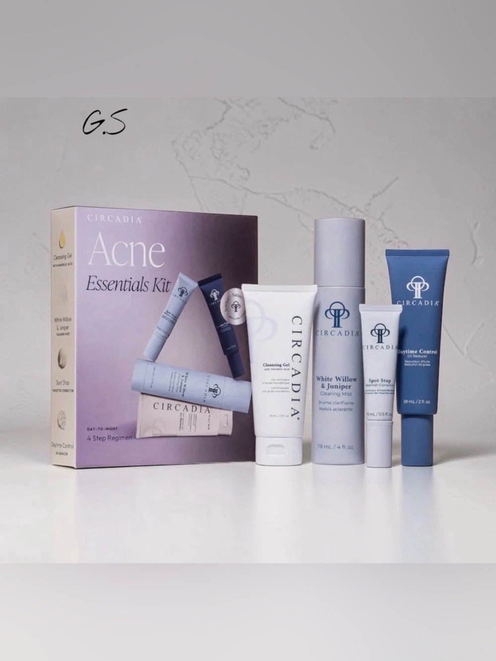 Circadia Acne Essentials 4 Step Kit. NEW IN BOX! SEALED!  FRESH! FREE SHIPPING!!